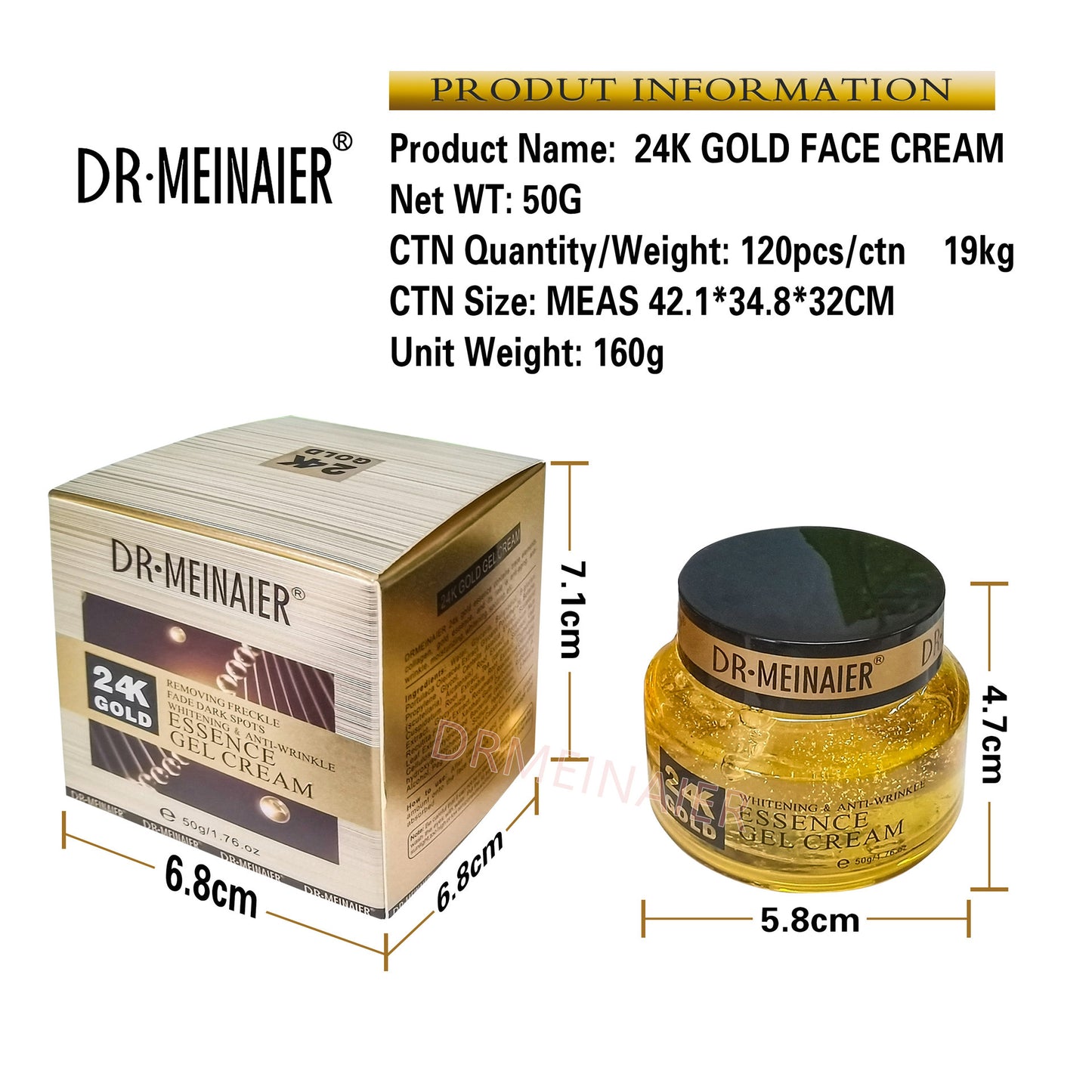 24K Gold Anti-Wrinkle Face Cream