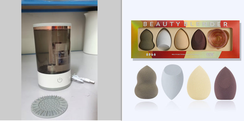Automatic Portable Electric Makeup Brush Cleaner