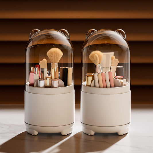 Rotating Makeup Eyeliner Storage Holder Bucket