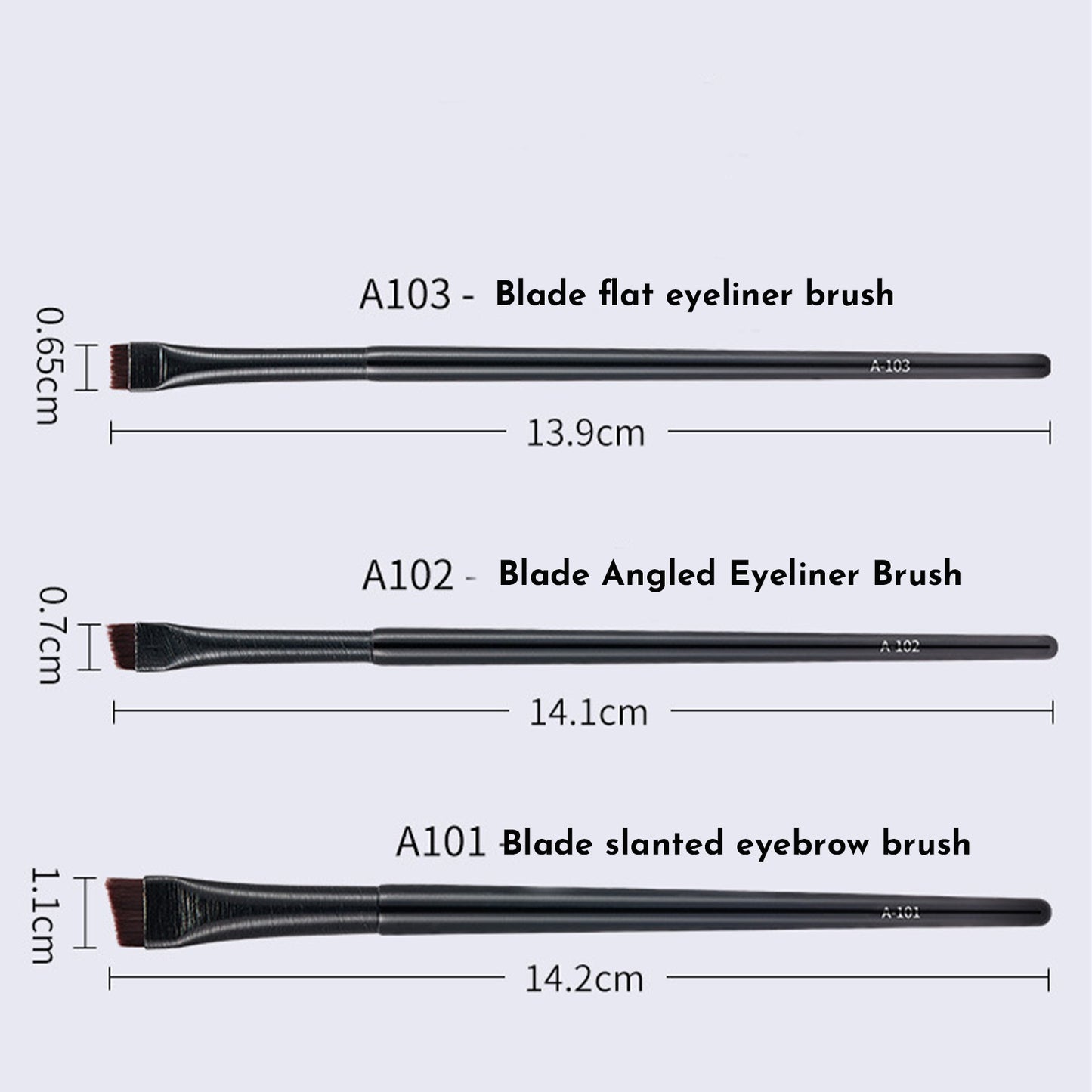 Professional Fiber Eyebrow Brush