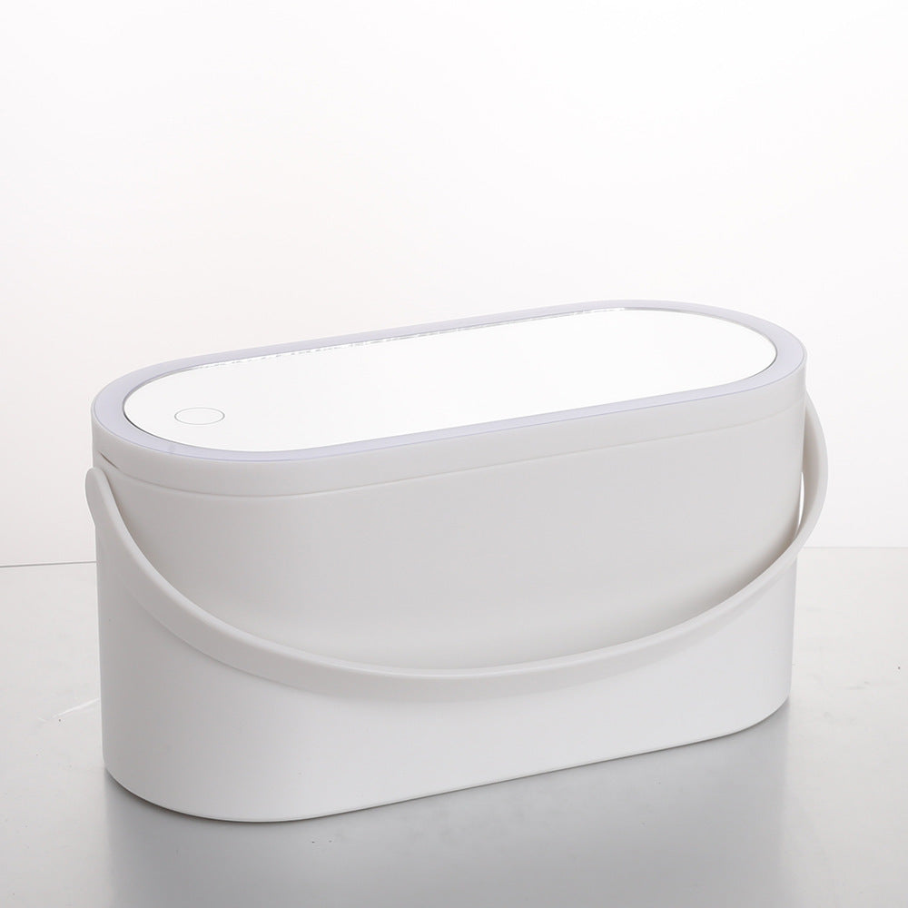 Portable LED Makeup Mirror Storage Box